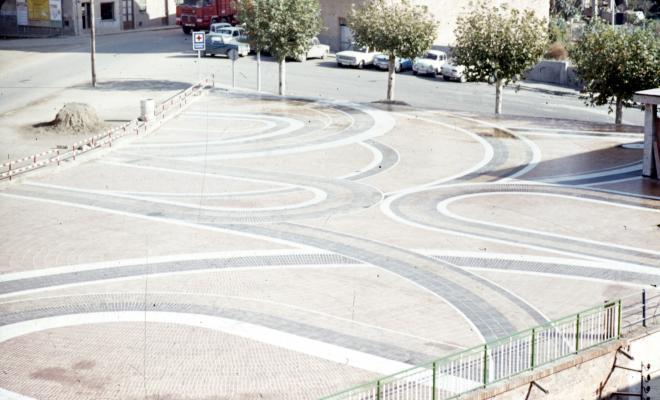 Plaça del Rei (actual Plaça de l' U d'Octubre de 2017).