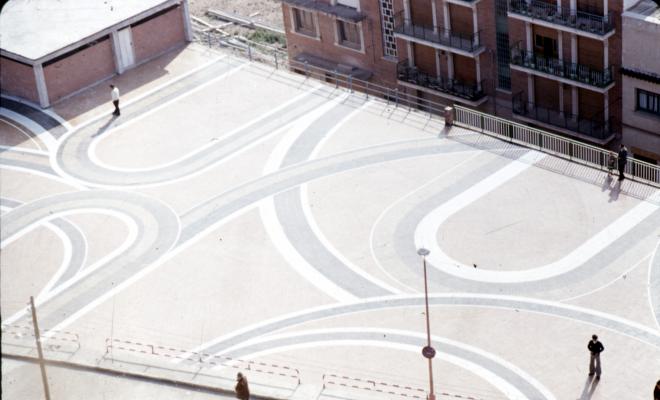 Plaça del Rei (actual Plaça de l' U d'Octubre de 2017).