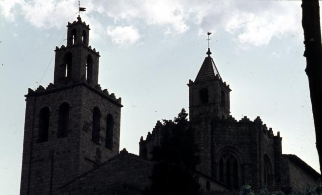Vistes del monestir de Sant Cugat del Vallès.