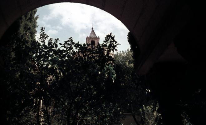 Vistes del monestir de Sant Cugat del Vallès.