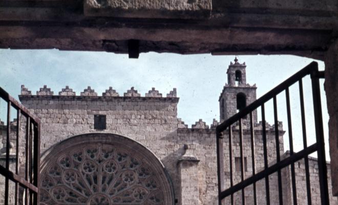 Vistes del monestir de Sant Cugat del Vallès.