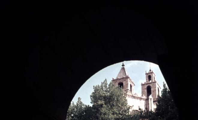 Vistes del monestir de Sant Cugat del Vallès.