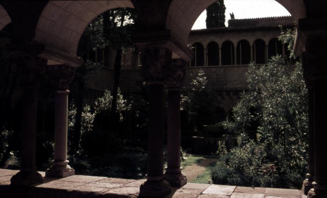 Vistes del monestir de Sant Cugat del Vallès.