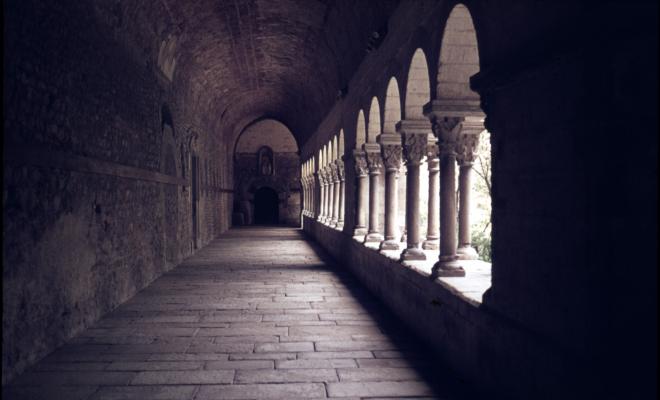 Vistes del monestir de Sant Cugat del Vallès.