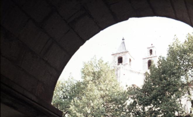 Vistes del monestir de Sant Cugat del Vallès.