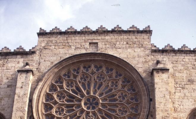 Vistes del monestir de Sant Cugat del Vallès.