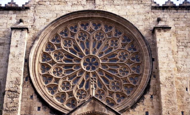 Vistes del monestir de Sant Cugat del Vallès.
