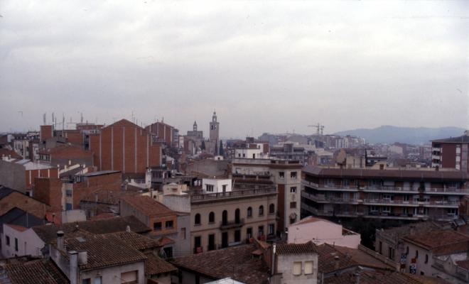 Vista del centre de Sant Cugat del Vallès.