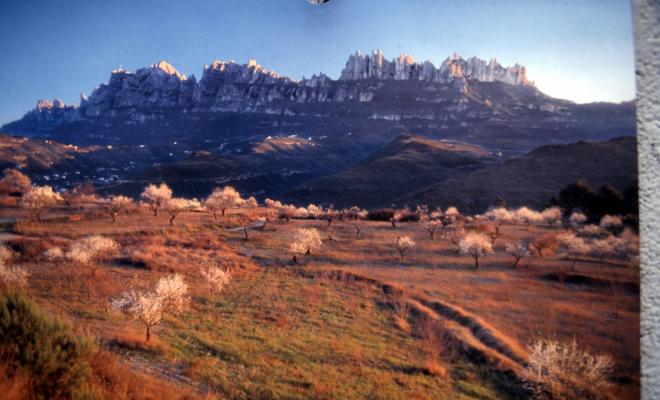 Vistes d'una muntanya.