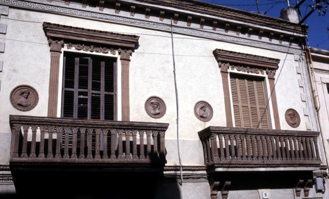 Cases bessones del carrer de Sant Medir, 19-21, de Sant Cugat del Vallès. 