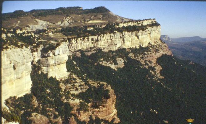 Cingles de Tavertet des del Pla de Can Xicoi