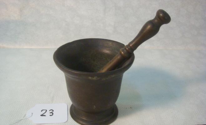 0023-morter de bronze