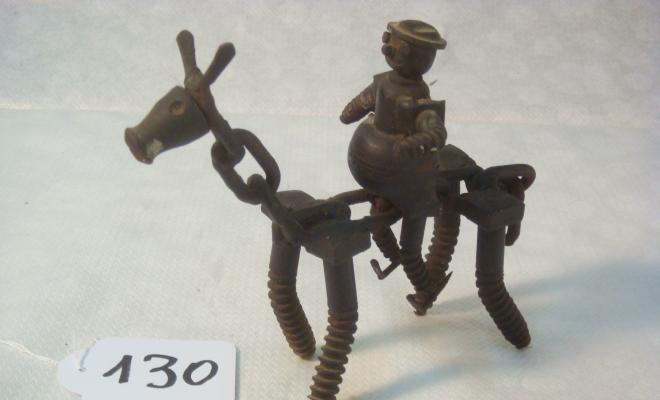 0130-Cavaller metàl·lic Sancho Panza