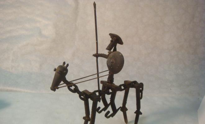 0131-Cavaller metàl·lic D. Quijote