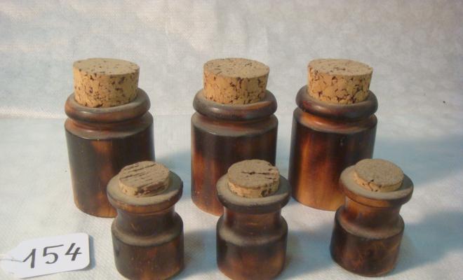 0154-Col·lecció de pots de fusta