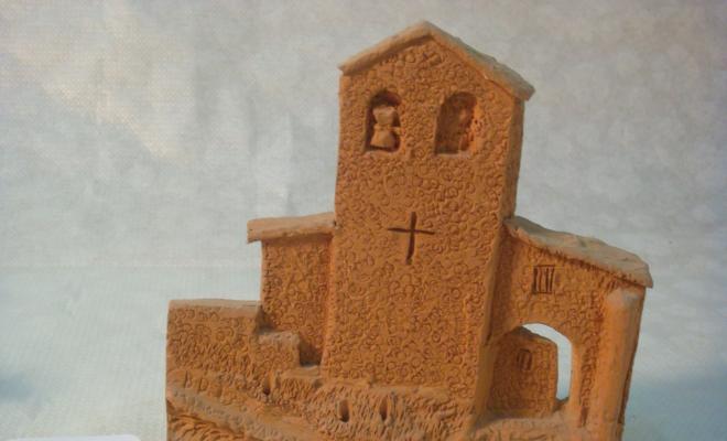 0163-Façana església S. Cristòfol, terracota