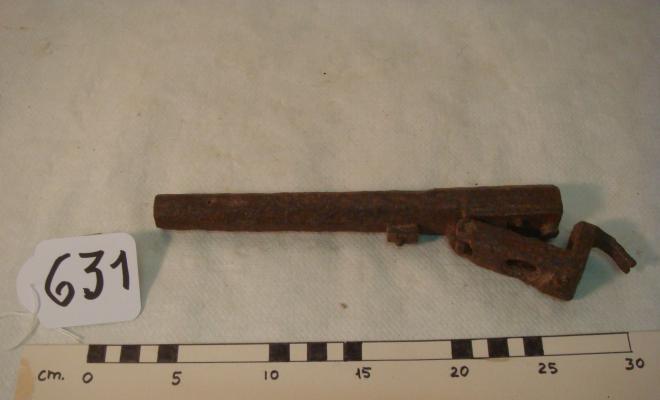 0631-Fragment, canó de pistola