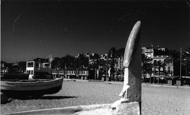 Barques a la platja