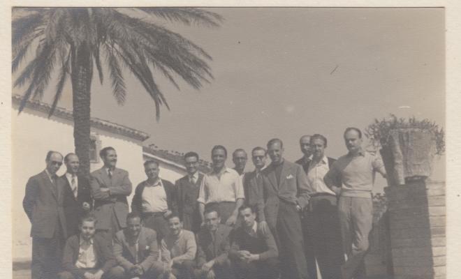 Gent del Centre Excursionista de Badalona o de l'Agrupació Excursionista de Badalona