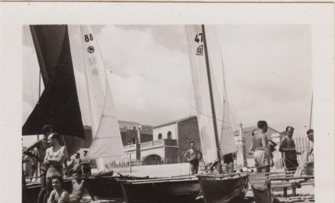Festa Major. Patins de vela: descripció i Regata