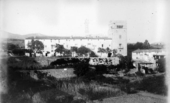 Vista general del monestir de Sant Jeroni de la Murtra