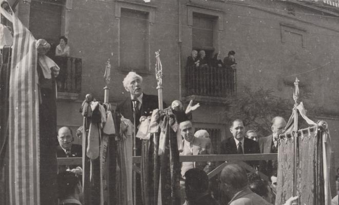 Inauguració monument a Anselm Clavé