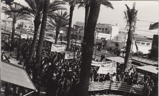 Manifestació per lamnistia (Rambla/Martí Pujol, ...)