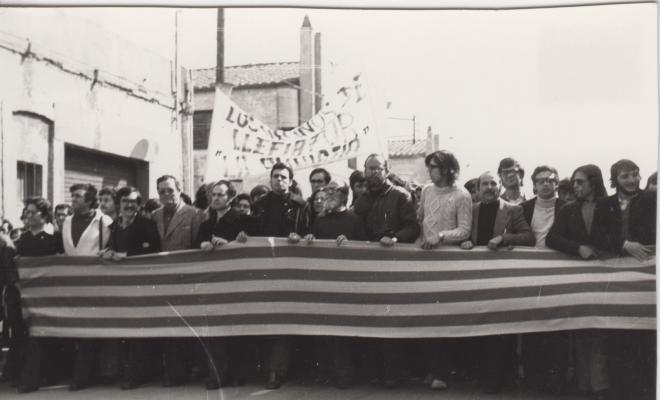 Manifestació per lamnistia (Rambla/Martí Pujol, ...)