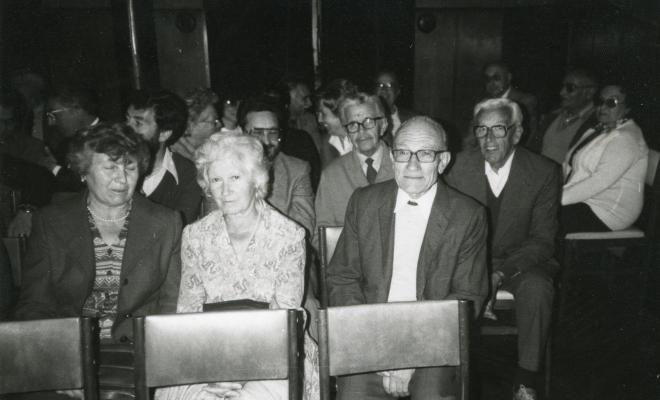 Acte dhomenatge, nomenament de fill predilecte i entrega de la medalla d'or de la ciutat a Joaquim Font i Cussó 