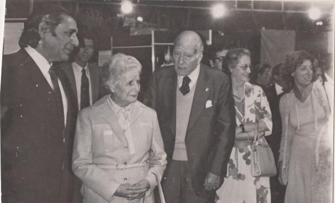 Exposició El català és de tots... Visita Tarradellas