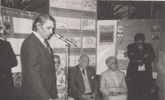 Exposició El català és de tots... Visita Tarradellas