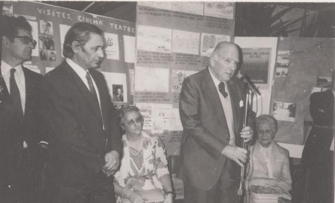 Exposició El català és de tots... Visita Tarradellas