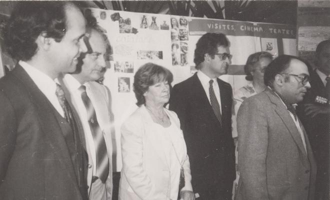 Exposició El català és de tots... Visita Tarradellas