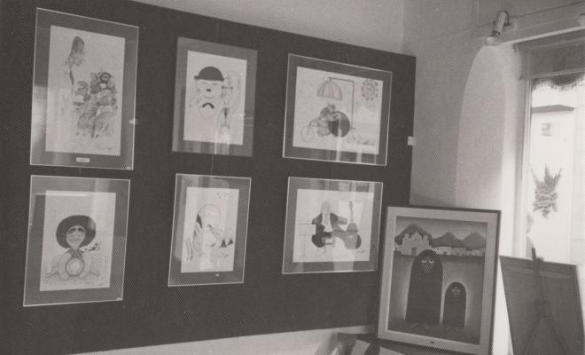 Exposició de caricatures de Xavier Cugat