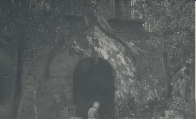 Sant Jeroni de la Murtra. Porta entrada