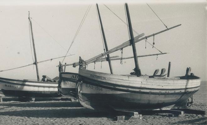 Platja. Barques. Pesca