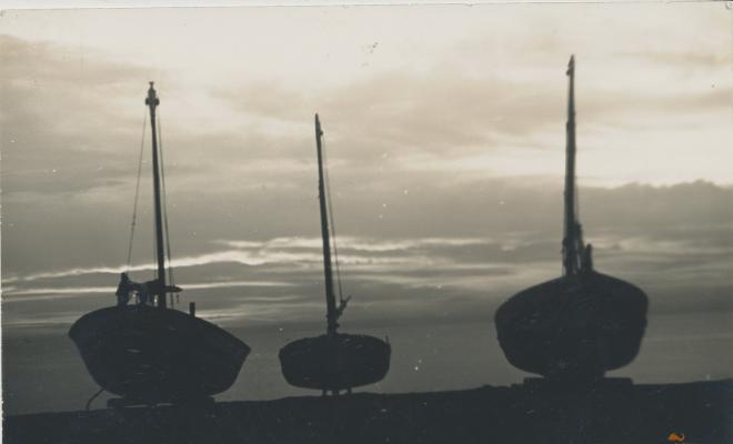 Platja. Barques. Pesca