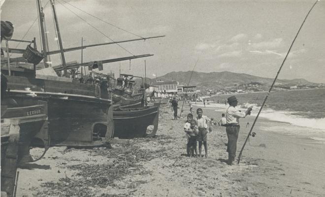 Platja. Barques. Pesca