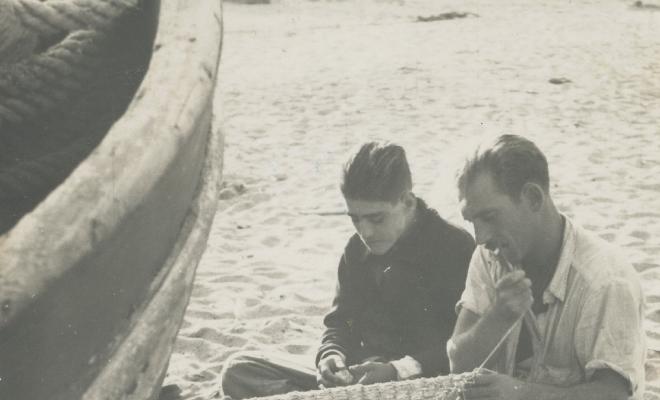 Platja. Barques. Pesca