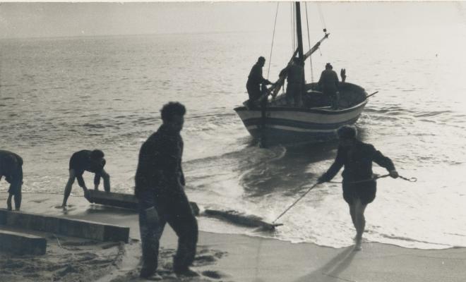 Platja. Barques. Pesca