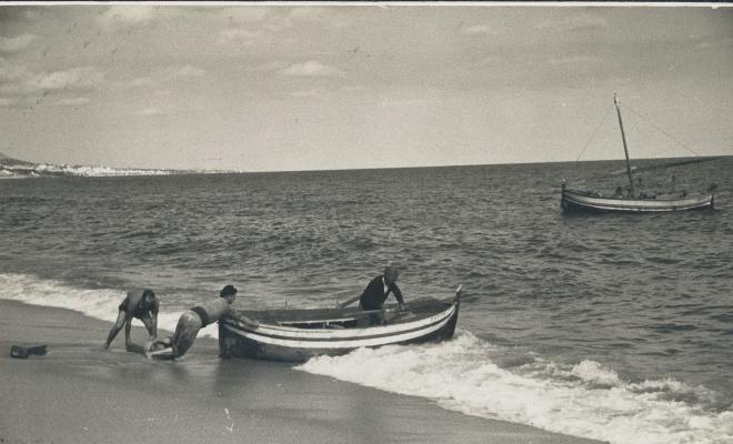 Platja. Barques. Pesca