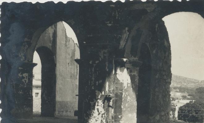 Església de Santa Maria cremada