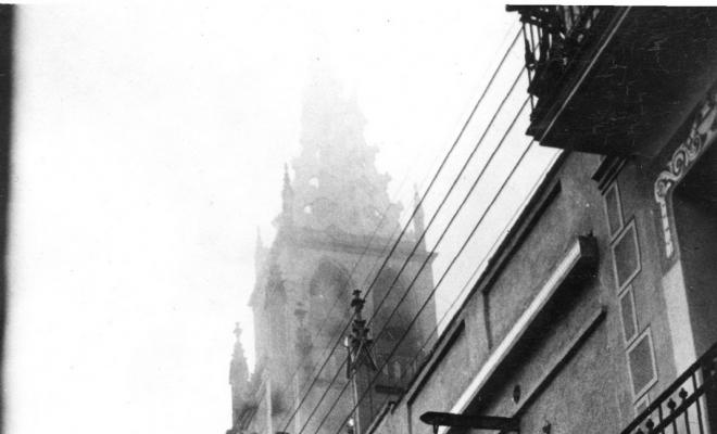 Crònica gràfica; Incendis edificis religiosos: Església dels pares carmelites