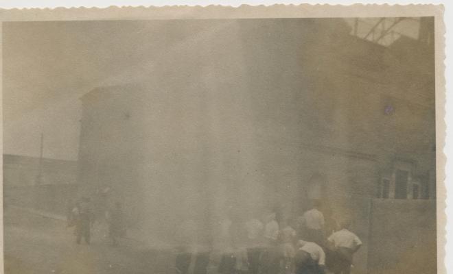 Crònica gràfica; Incendis edificis religiosos: Església i rectoria de Sant Josep