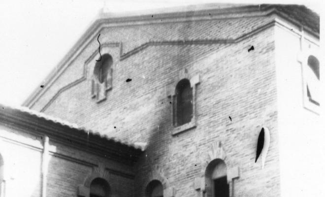 Crònica gràfica; Incendis edificis religiosos: Església i rectoria de Sant Josep