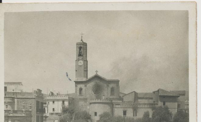Crònica gràfica; Incendis edificis religiosos: Església de Santa Maria