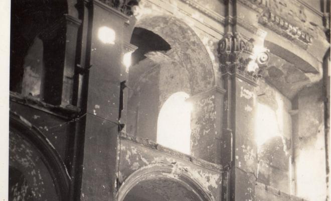 Crònica gràfica; Incendis edificis religiosos: Església de Santa Maria