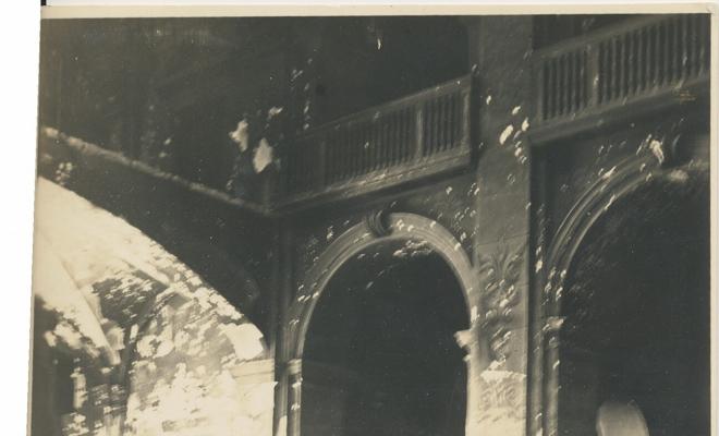 Crònica gràfica; Incendis edificis religiosos: Església de Santa Maria