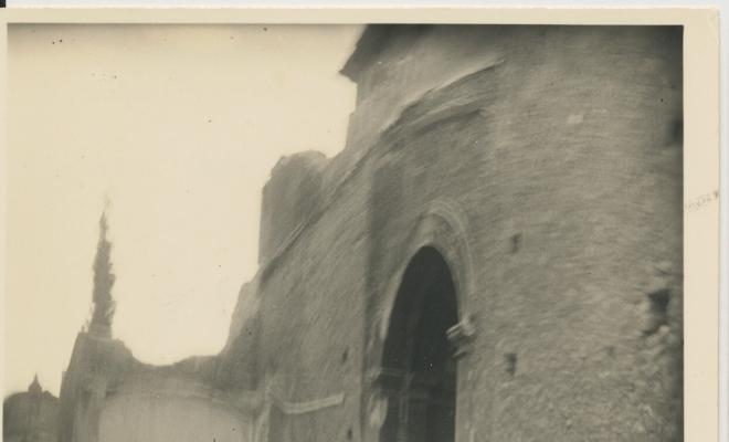 Crònica gràfica; Incendis edificis religiosos: Església de Santa Maria
