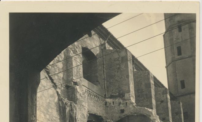 Crònica gràfica; Incendis edificis religiosos: Església de Santa Maria